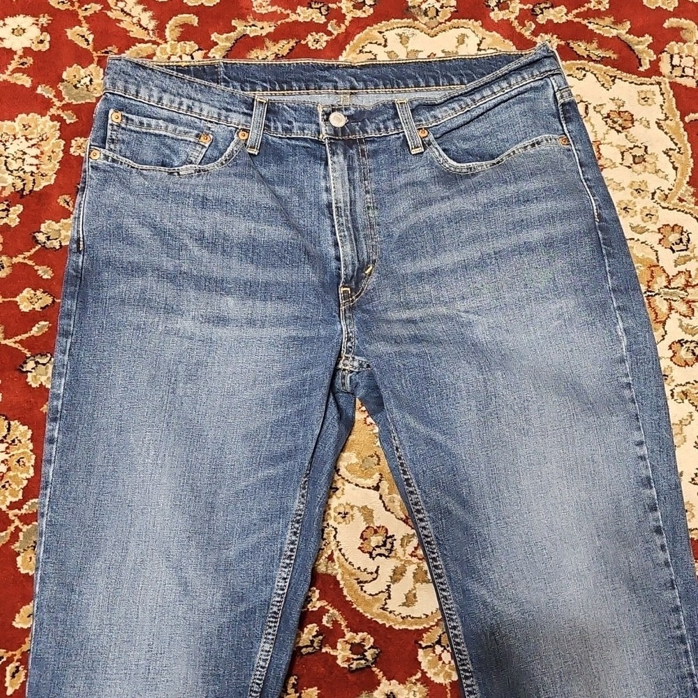 Levi's 514 Jeans Mens 36x30 Blue Medium Wash Regular Straight Leg Denim Pants